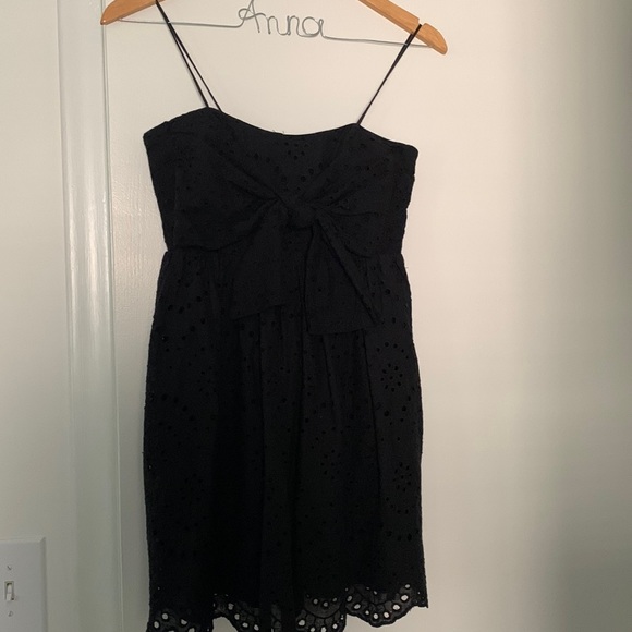Black Eyelet Lace Romper - Picture 2 of 3